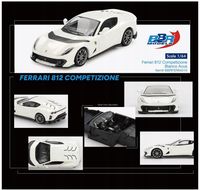 BBR FERRARI 812 Competizione 2024 Bianco Avus 1:64