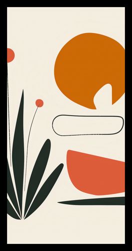 Plakat 50x100cm Abstrakcyjny Zen na Arena.pl