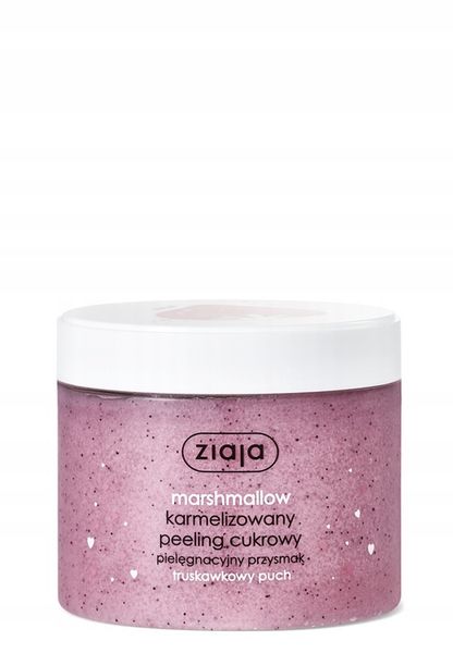 ZIAJA PEELING CUKROWY DO CIAŁA MARSHMALLOW 300ML zdjęcie 3