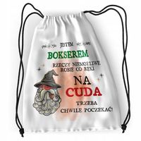 Plecak Dla Boksera Sportowy Szkolny Worek Torba Z Nadrukiem Ze Zdjęciem