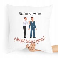 Poduszka Prezent Krawcowej Krawca Jestem Krawcem Z Nadrukiem Ze Zdjęciem
