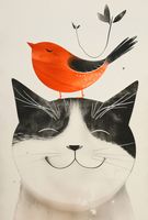 Plakat 61x90,5cm Pyzaty Przyjaciel