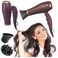 SUSZARKA DO WŁOSÓW Z DYFUZOREM Z JONIZACJĄ SKŁADANA TURYSTYCZNA DUŻA MOCNA