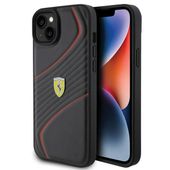 Etui Ferrari do iPhone 15 Plus, iPhone 14 Plus, Czarny