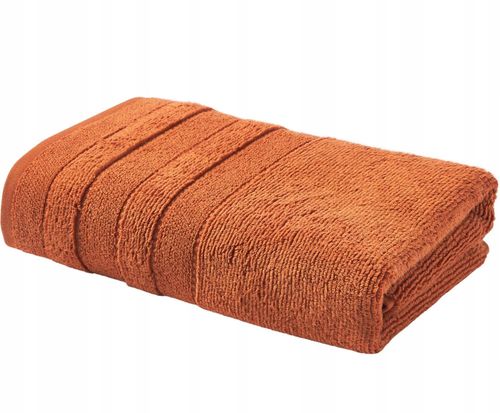 Ręcznik Luxe 70 x 140 cm BAWEŁNA Kolor Terakota na Arena.pl
