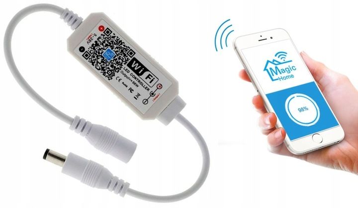 Sterownik LED WiFi ściemniacz LED czasomierz zdjęcie 1