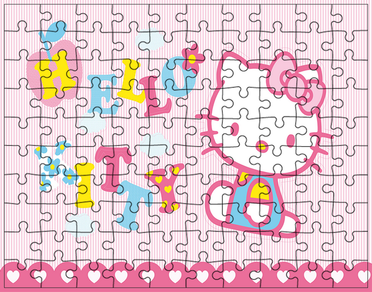 Puzzle Hello Kitty zdjęcie 1