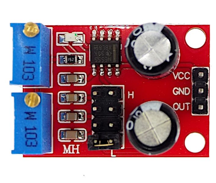 Generator impulsów NE555 impulsator 1Hz 200kHz moduł DIY zdjęcie 1