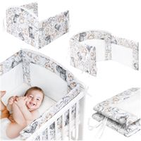 Ochraniacz do łóżeczka dla dziecka, ochrona na boki łóżeczka 200x38cm R2