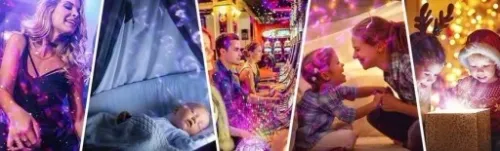 PROJEKTOR GWIAZD LAMPKA NOCNA RZUTNIK LED DO SYPIALNI DLA DZIECI NA PREZENT na Arena.pl