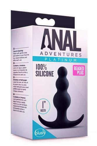 anal adventures platinum beaded plug na Arena.pl