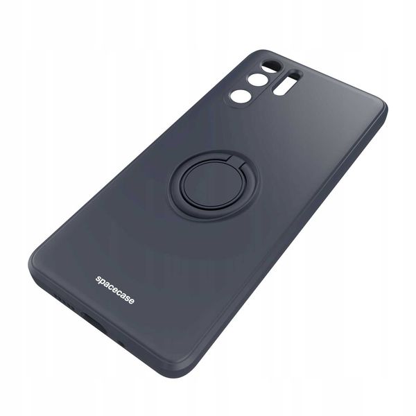 Spacecase Silicone Ring Huawei P30 Pro Black zdjęcie 4