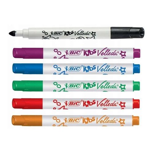 MINI MARKERY DO TABLICY SUCHOŚCIERALNEJ 6 KOLORÓW BIC KIDS VELLEDA na Arena.pl