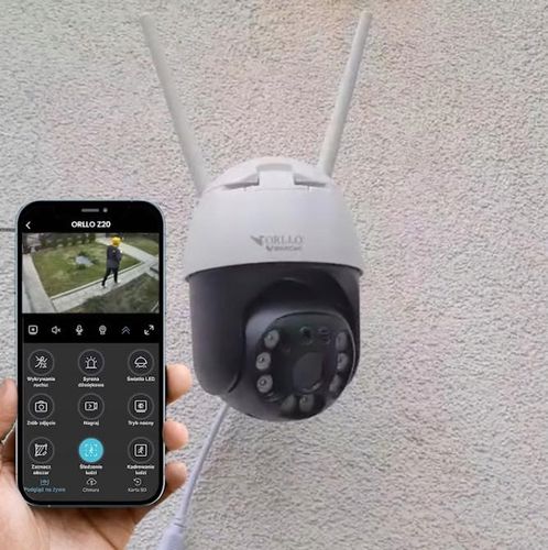 Kamera IP ORLLO Z20 4K 8 MP 5xZOOM BEZPRZEWODOWA ZEWNĘTRZNA OBROTOWA na Arena.pl