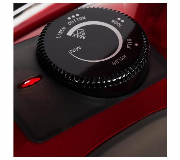 Żelazko parowe RAVEN EZ003X 3000W Blokada kapania Czerwone zdjęcie 5