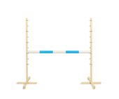 Przeszkoda skokowa do Hobby Horse 120cm, belka jasnoniebieska