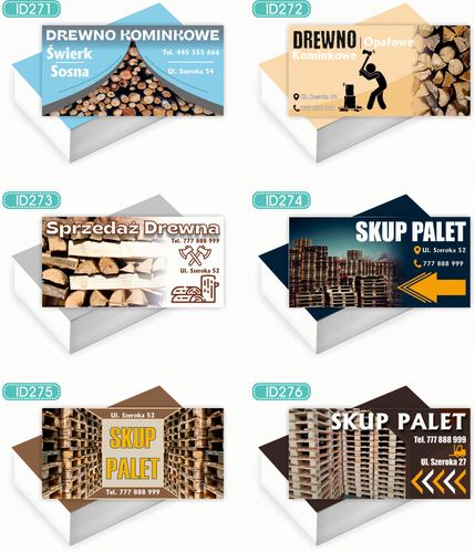 Wizytówki firmowe Foliowane 1000szt dużo wzorów DOM NA SPRZEDAŻ na Arena.pl