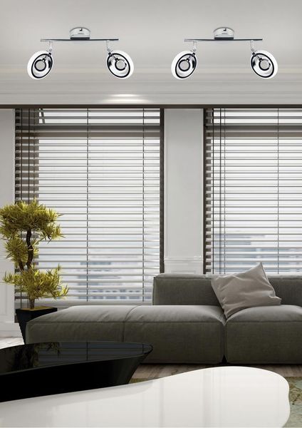 Celt listwa 2x6W LED chrom 3000K zdjęcie 3