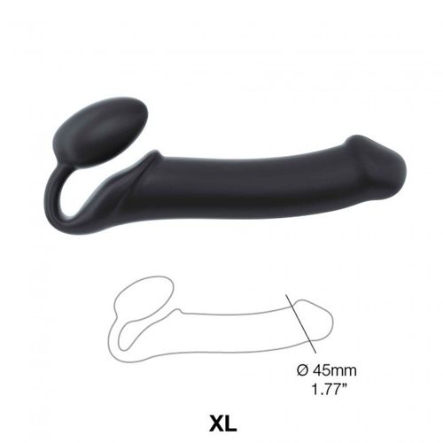 Strap-On-Me Silicone Bendable Strap-On Black Xl na Arena.pl