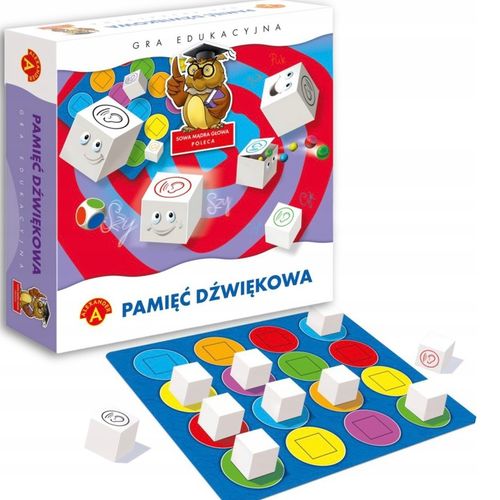Zestaw Gra edukacyjna PAMIĘĆ DŹWIĘKOWA Alexander LOGOPEDIA, SŁUCH + OŁÓWEK na Arena.pl