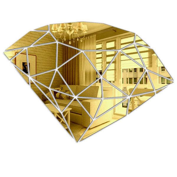 Dekoracyjne Lustro Akrylowe  Diament zdjęcie 3