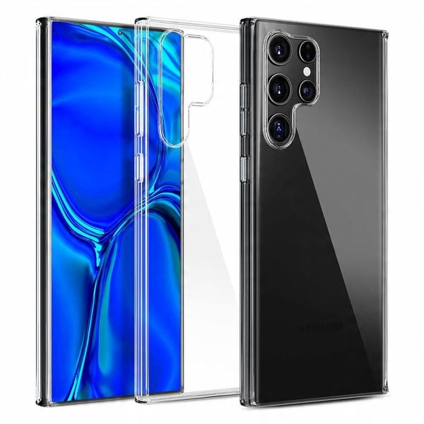 Silikonowe etui na Samsung Galaxy S24 Ultra - 3mk Clear Case zdjęcie 2