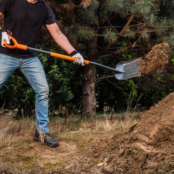 Łopata Do Węgla Piasku Żwiru Z Trzonkiem 132cm zdjęcie 2