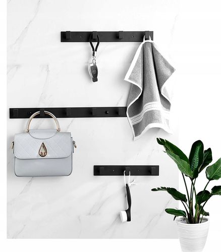 Panel Wieszak Haczyki Mocny Czarny na Arena.pl