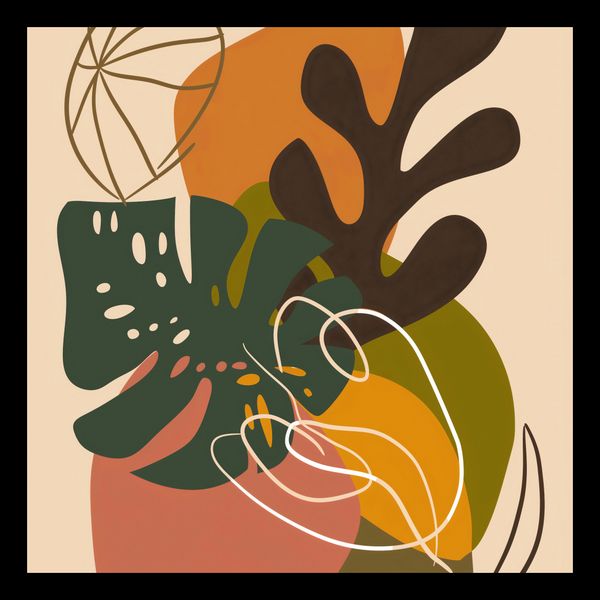 Plakat 20x20cm Leśna Kompozycja zdjęcie 2