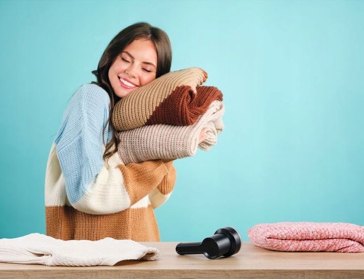 Golarka do ubrań SWETRÓW TAPICERKI GDS9 USB LCD zdjęcie 10