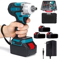 AKUMULATOROWY KLUCZ UDAROWY BEZSZCZOTKOWY 650Nm + BATERIA 18V 3 SZT