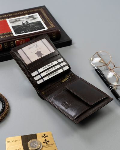 portfel męski skórzany n01-rvt-3173 d.brown na Arena.pl