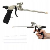 Pistolet do piany pianki kleju pianokleju SOLIDNY STALOWY
