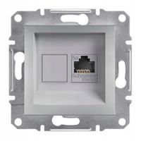Gniazdo komputerowe RJ45 kat.5e UTP aluminiowe