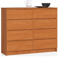 KOMODA K 120 cm 8 SZUFLAD PK OLCHA