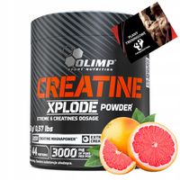 OLIMP Creatine Xplode 260g MONOHYDRAT MOC MIĘŚNIE 6 KREATYNA - Grejpfrutowy