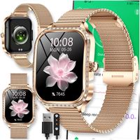 SMARTWATCH WATCH ZEGAREK AMOLED BLUETOOTH ROZMOWY MENU PL DAMSKI SMARTBAND MK88