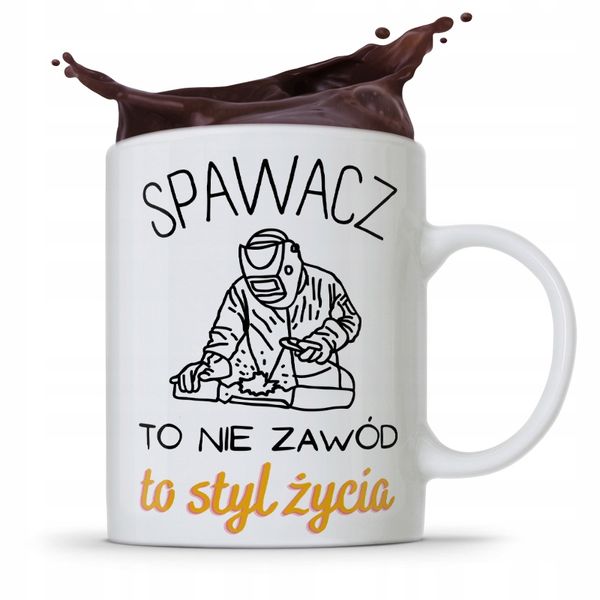 Kubek Prezent Dla Spawacza Spawacz To Styl Życia Z Nadrukiem Ze Zdjęciem zdjęcie 1