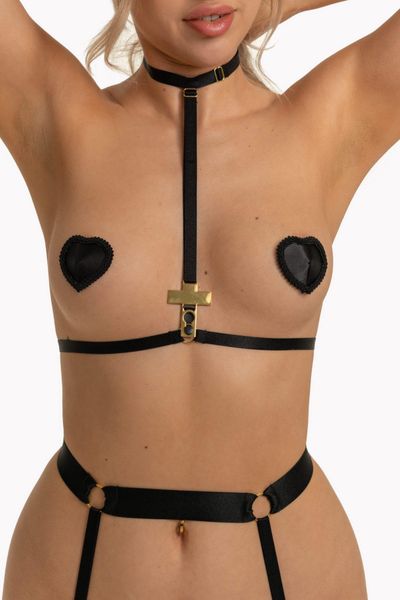 Zoey Harness Set Bra+Belt S/M zdjęcie 3