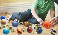 MODEL UKŁADU SŁONECZNEGO PLANETA PIŁKI DLA DZIECI ZABAWKI EDUKACYJNE 10 SZT