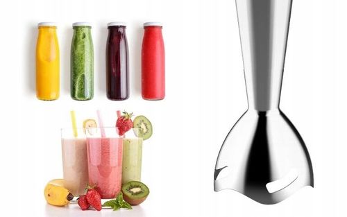 MOCNY BLENDER RĘCZNY ŁUCZNIK JK-1200 DUŻY KIELICH TURBO KRUSZY LÓD 1200 W na Arena.pl