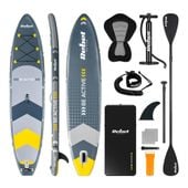 Deska do pływania SUP z SIEDZISKIEM pompowana 350x80x15cm do 170kg zestaw