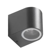 Metalowy kinkiet ogrodowy Rimini AZ2176 IP54 metalowa tuba szara