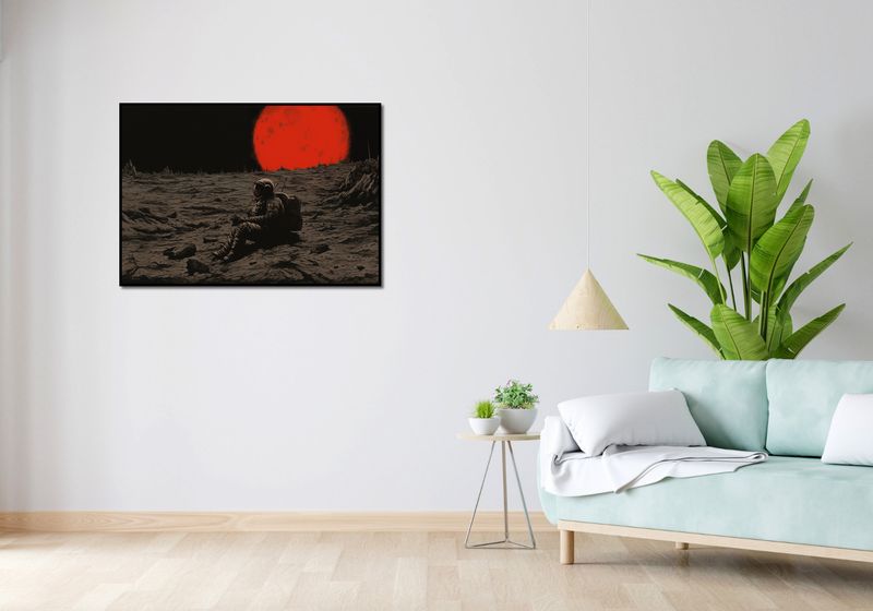 Plakat 100x70cm Samotność w Kosmosie zdjęcie 4