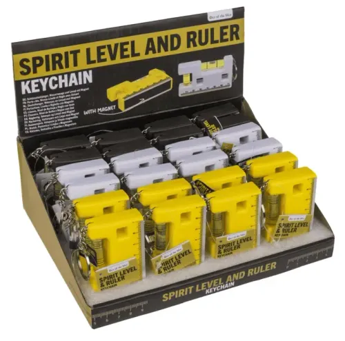 Brelok Narzędziowy z Poziomicą, Linijką i Magnesem dla Majsterkowicza na Arena.pl