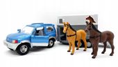 Auto jeep z przyczepą+koń HY0005 34762