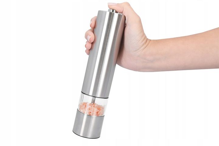Elektryczny młynek do soli pieprzu stal nierdzewna zdjęcie 4