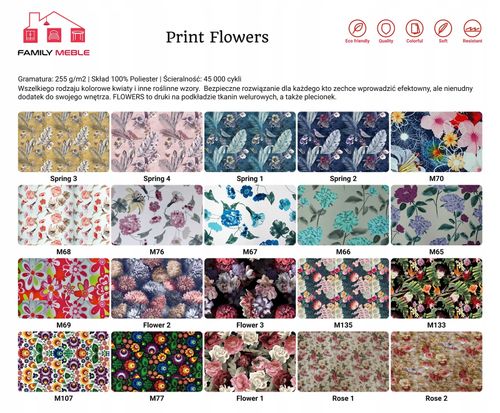 Fotel uszak ARI PRINT skandynawski  patchwork czarno biały na Arena.pl