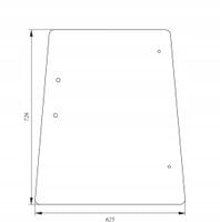 Szyba boczna John Deere MC1 L57912, L60335