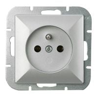 perła gniazdo pojedyncze p/t z/u srebrny - e+9000166